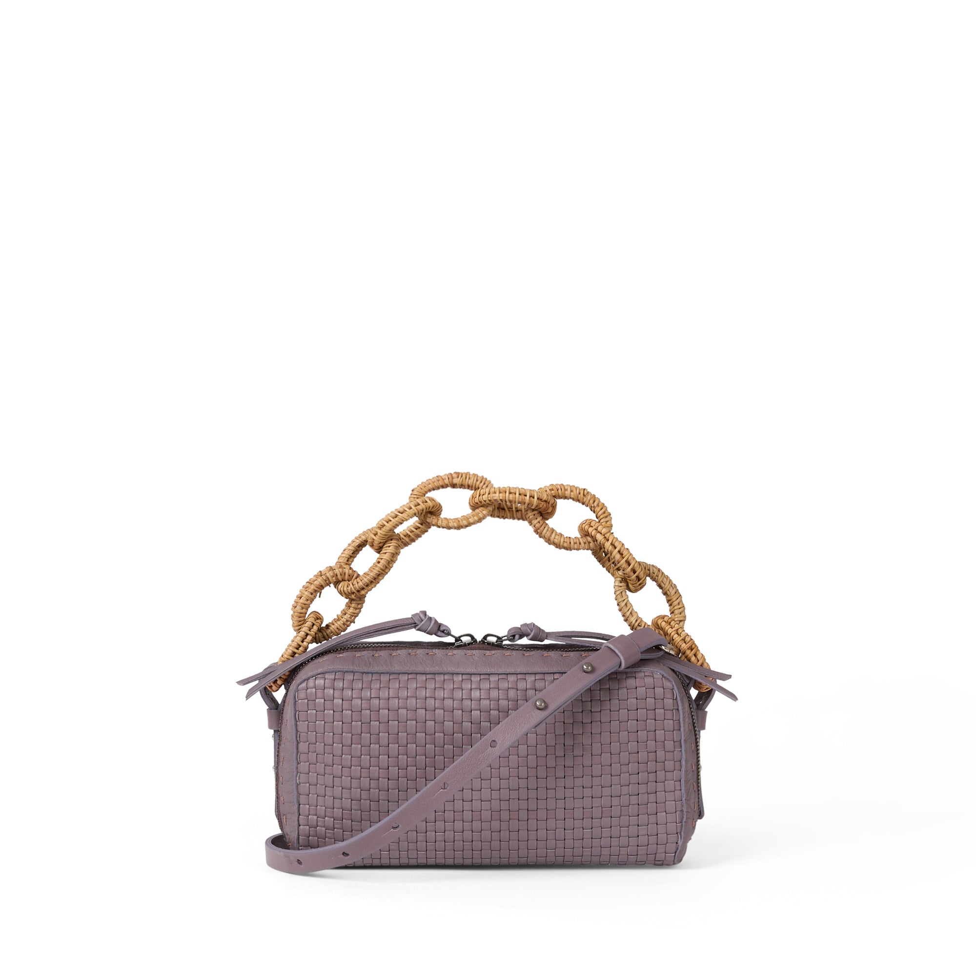 BD6118 Box Catena S Raffia Intreccio Minimal