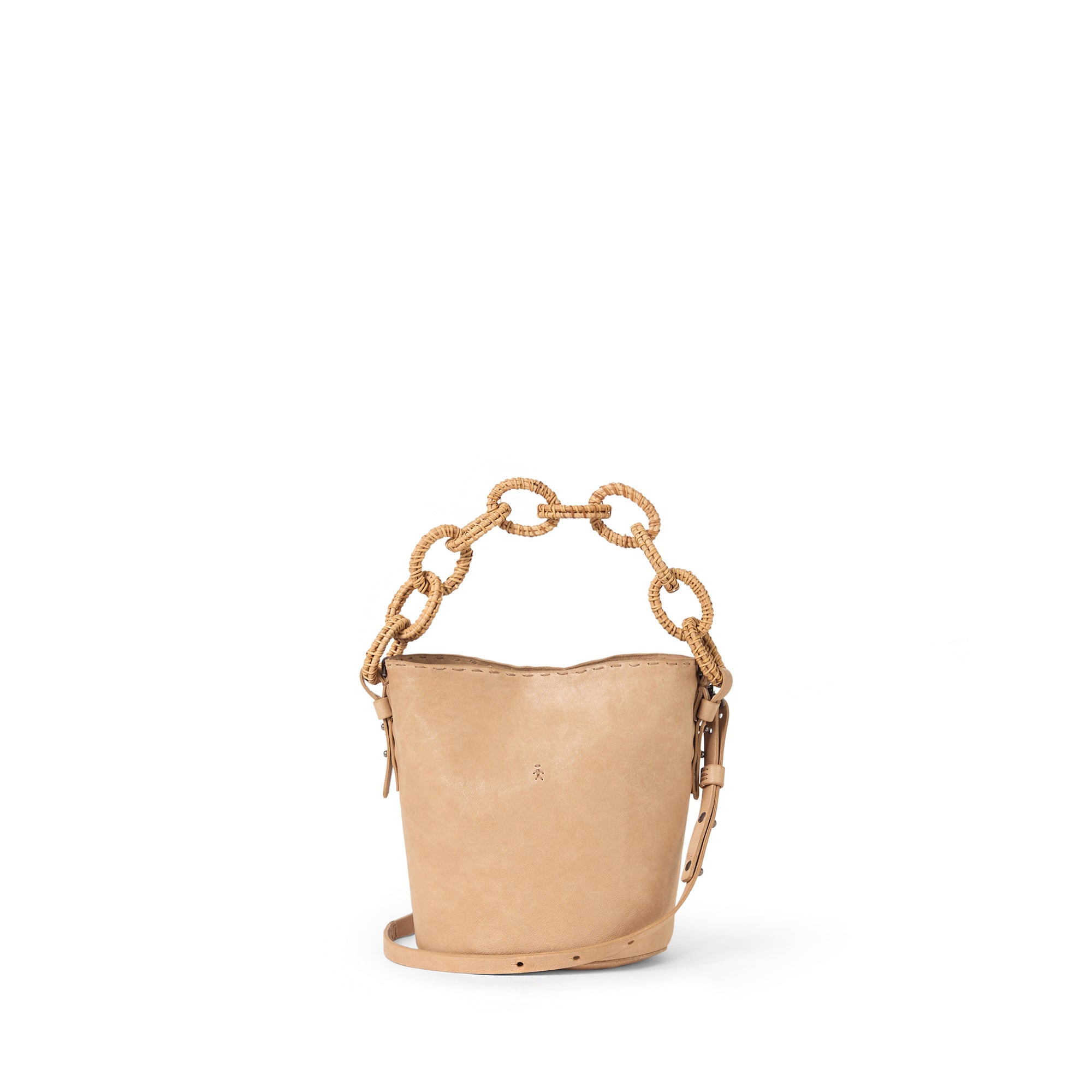 BD6119 Secchiello Catena Raffia Old Iron Opaco