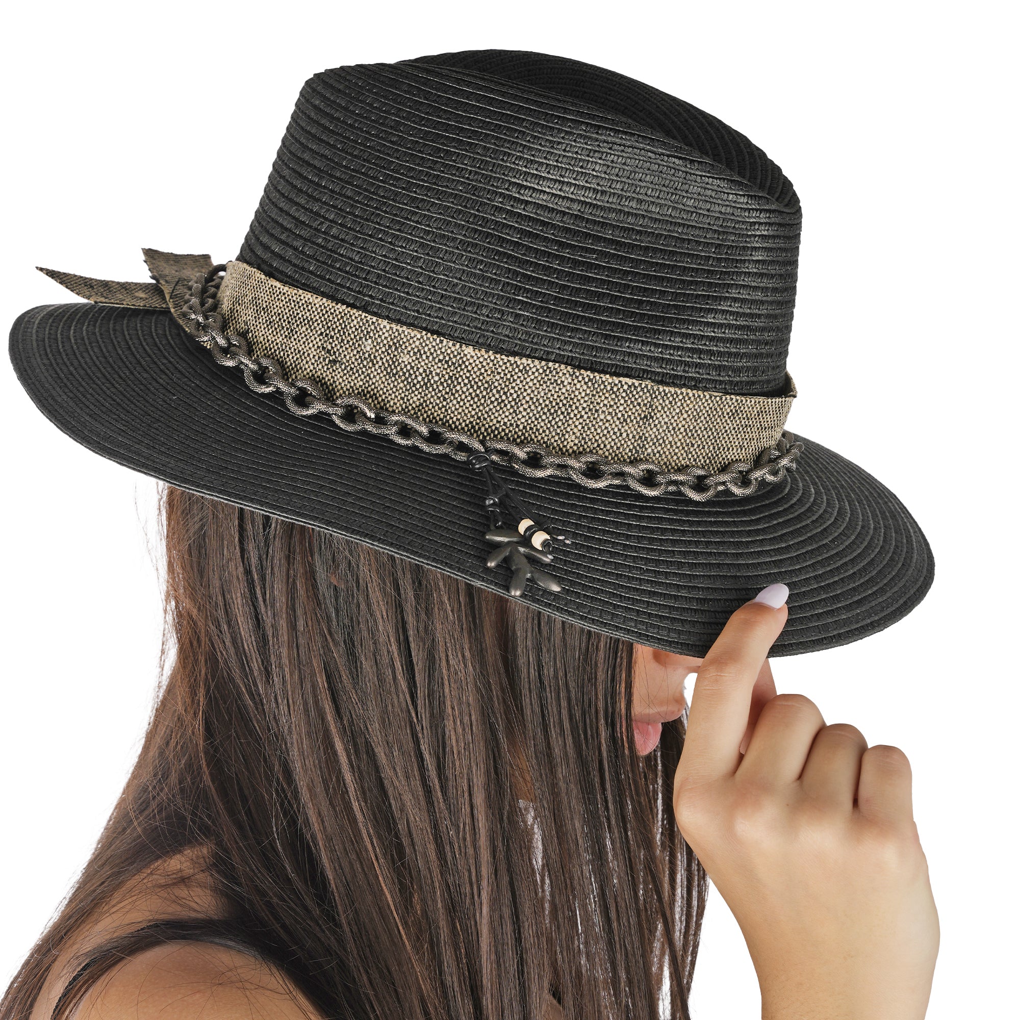 CA5703 Spring Hat Nero