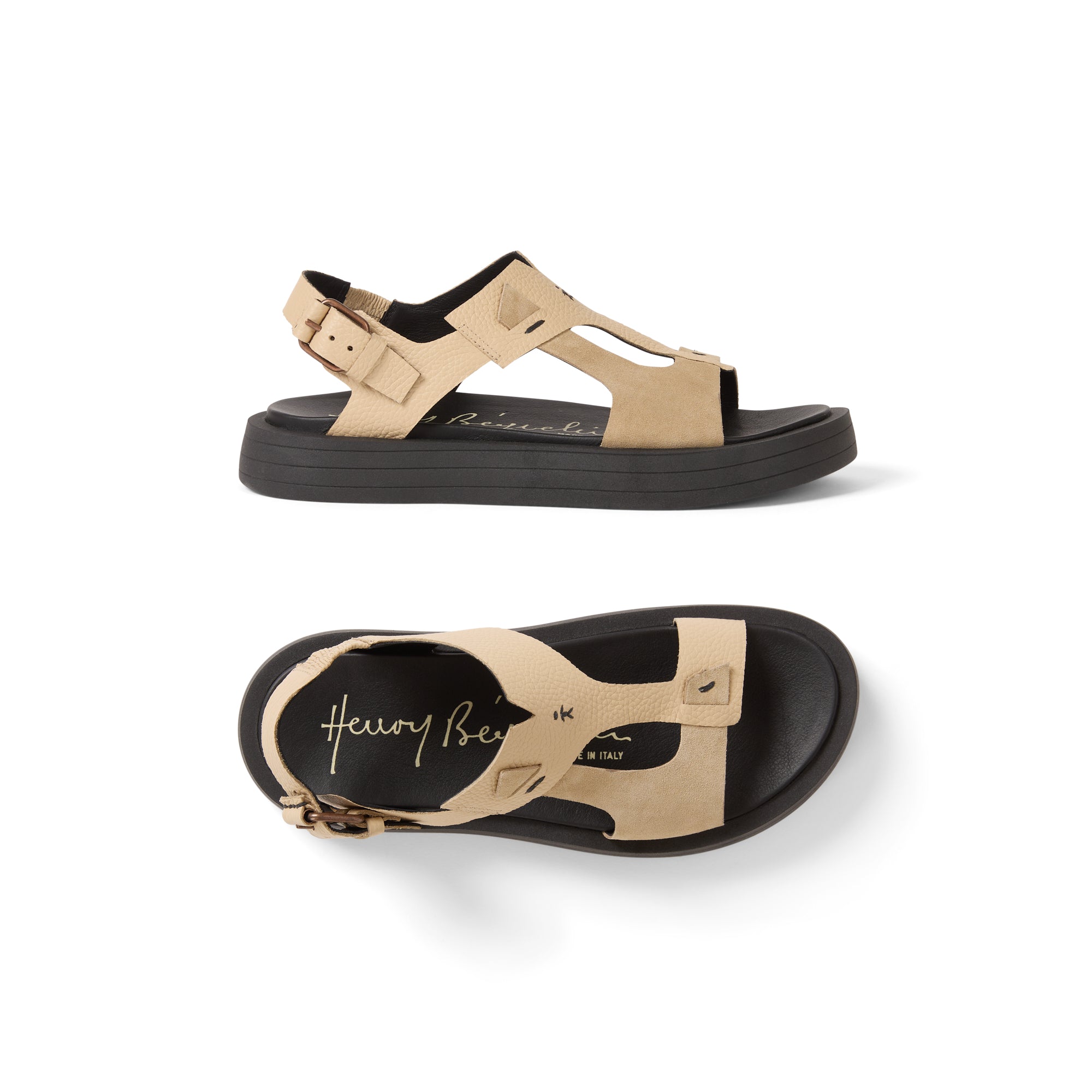 SD5304 Sandalo Muflone Camoscio Beige