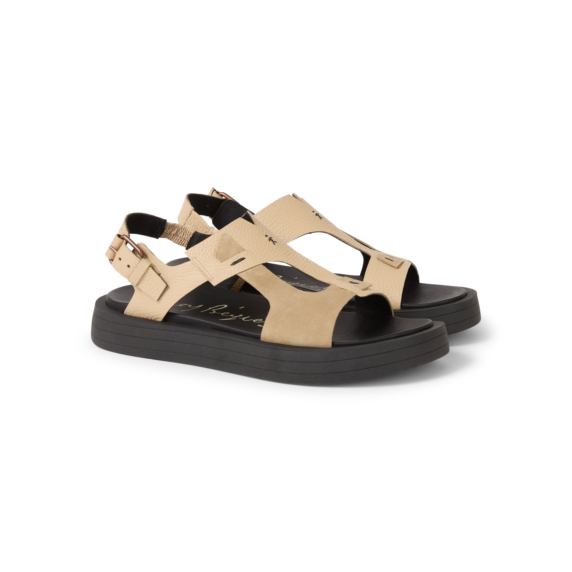 SD5304 Sandalo Muflone Camoscio Beige