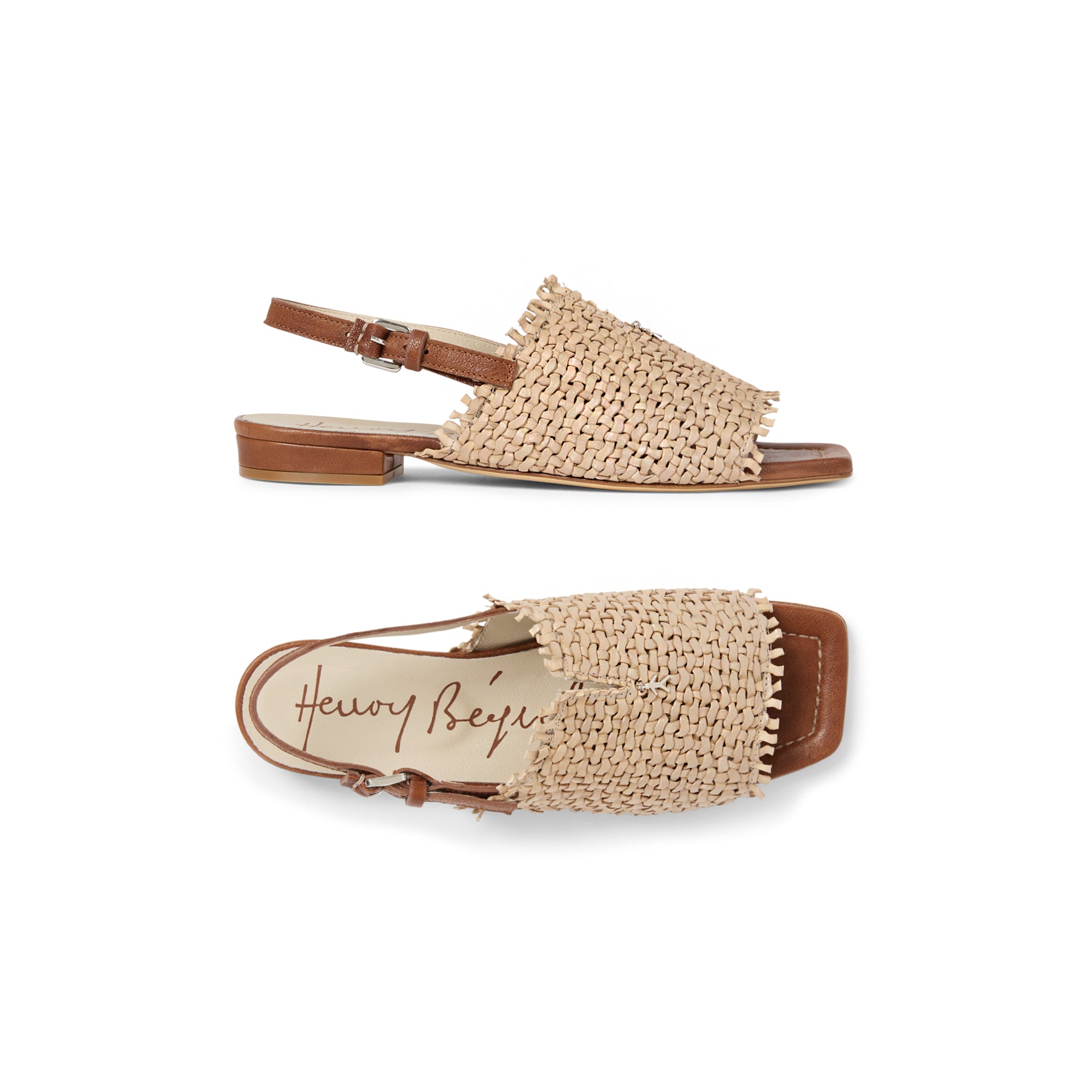SD5932 Sandalo Intreccio intr. Madreperla Beige