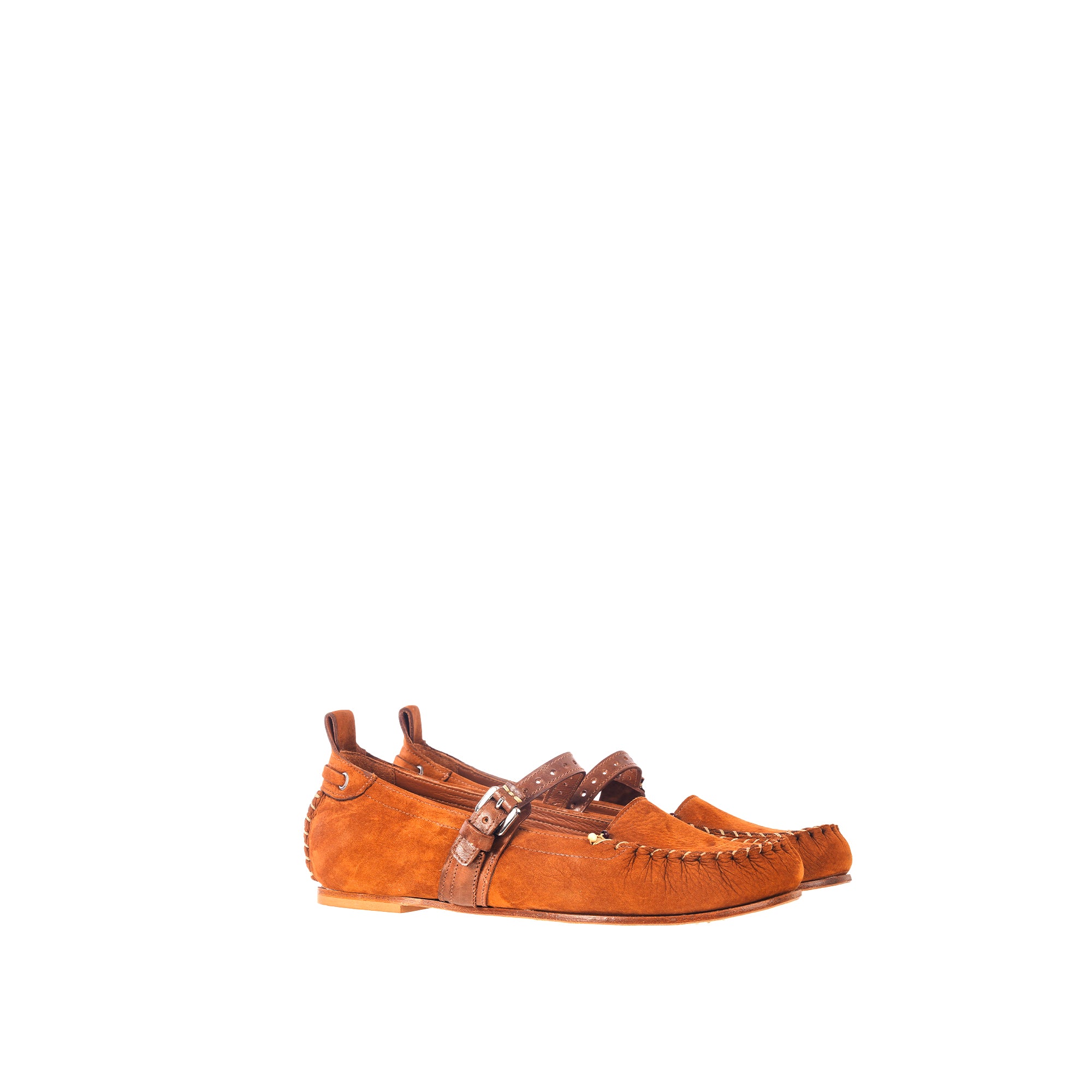 SD5913 Mocassino Nabuck Resinato Cuoio