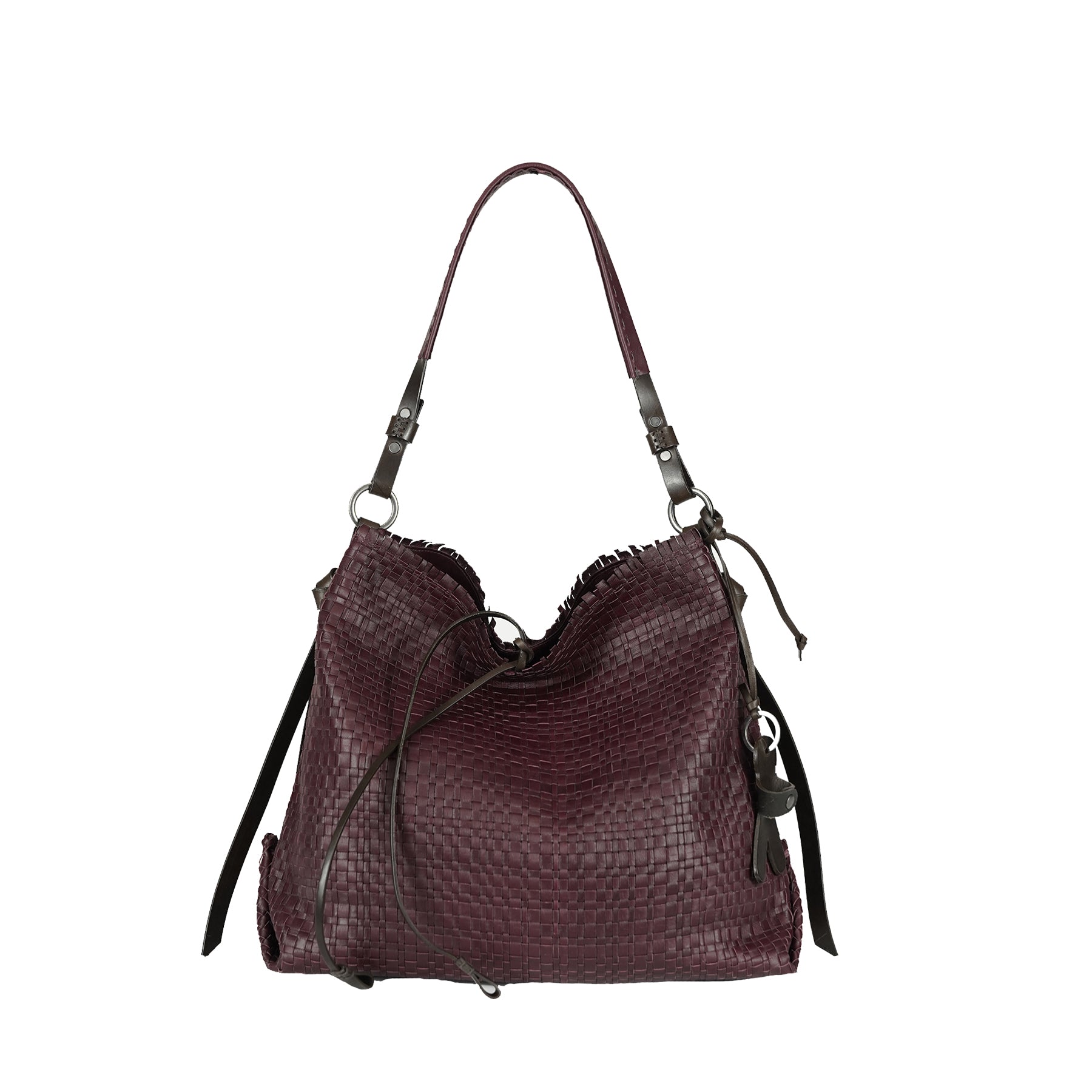 BD4740 Minerva L Intreccio Irregolare Burgundy