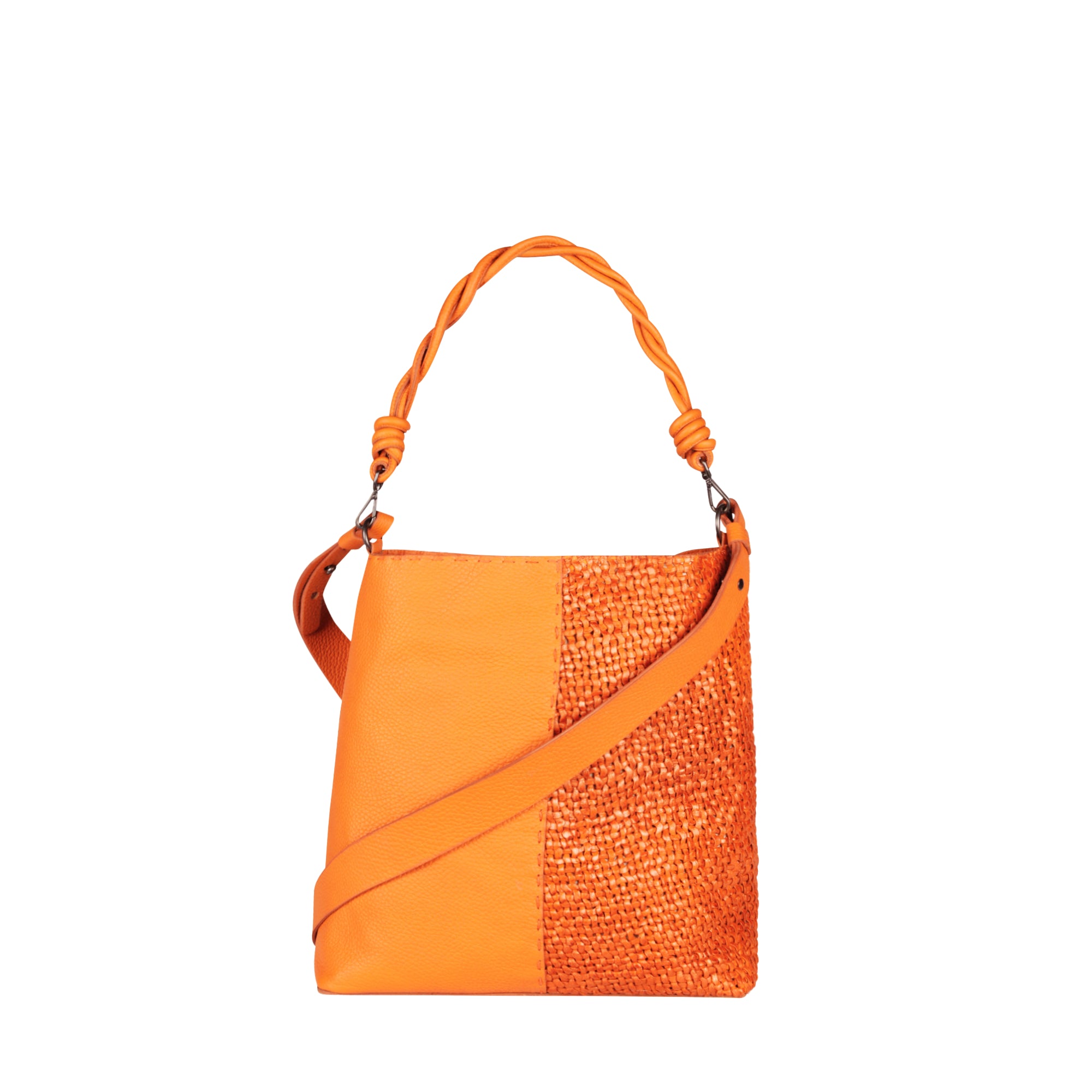 BD5326 Emily M Intreccio Madreperla + Muflone Arancio