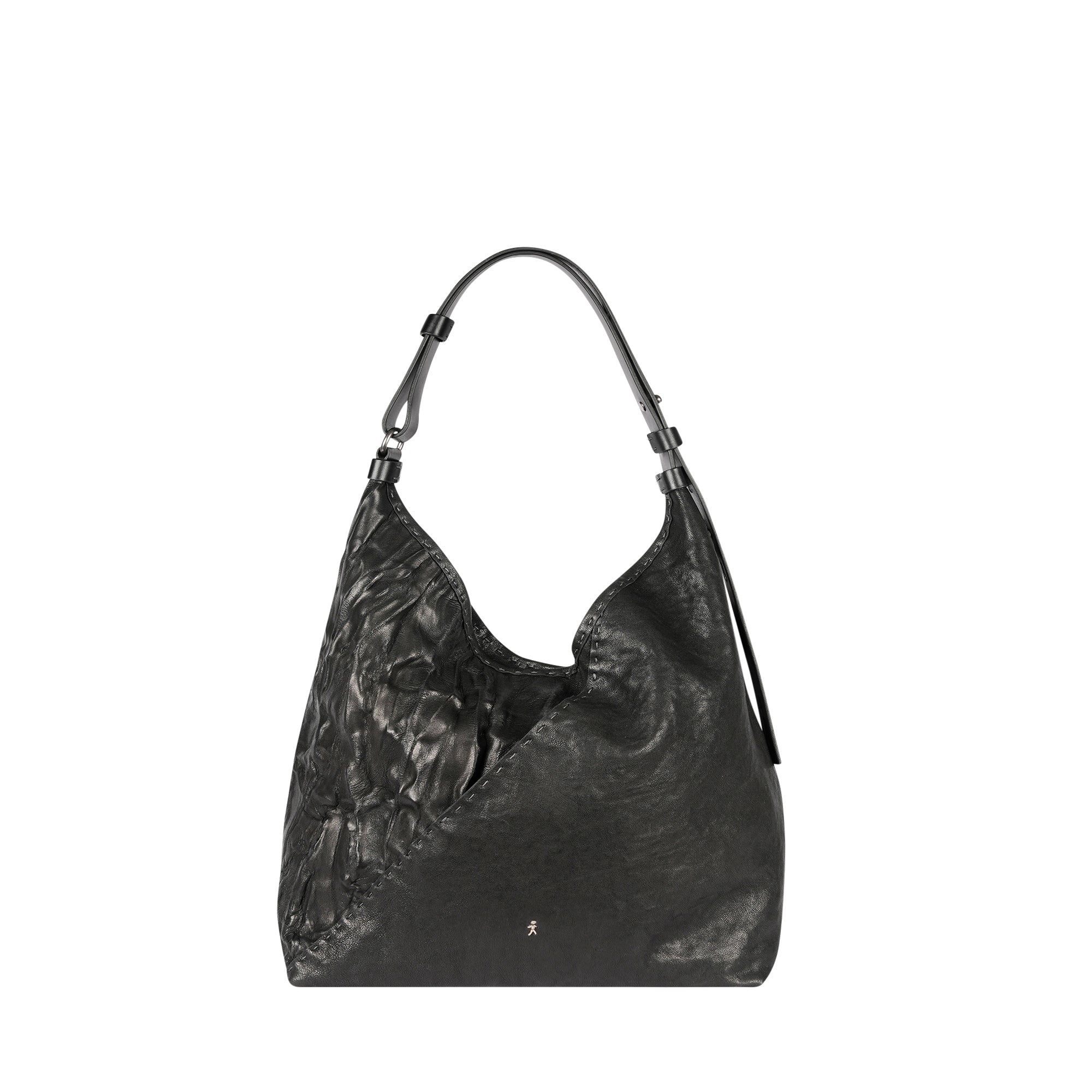BD5328 Bea Pocket M Plissettato Nero