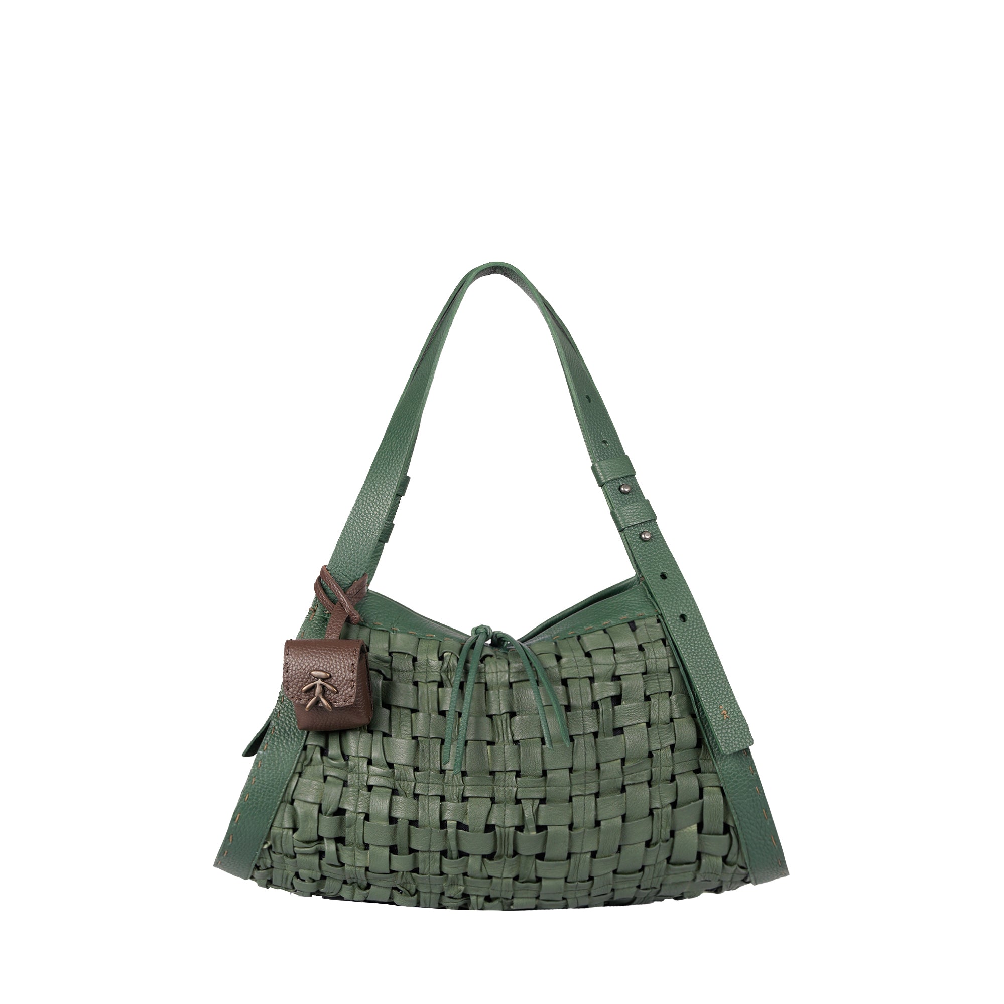 BD5329 Boa Bauletto M Intreccio Cesta Menta