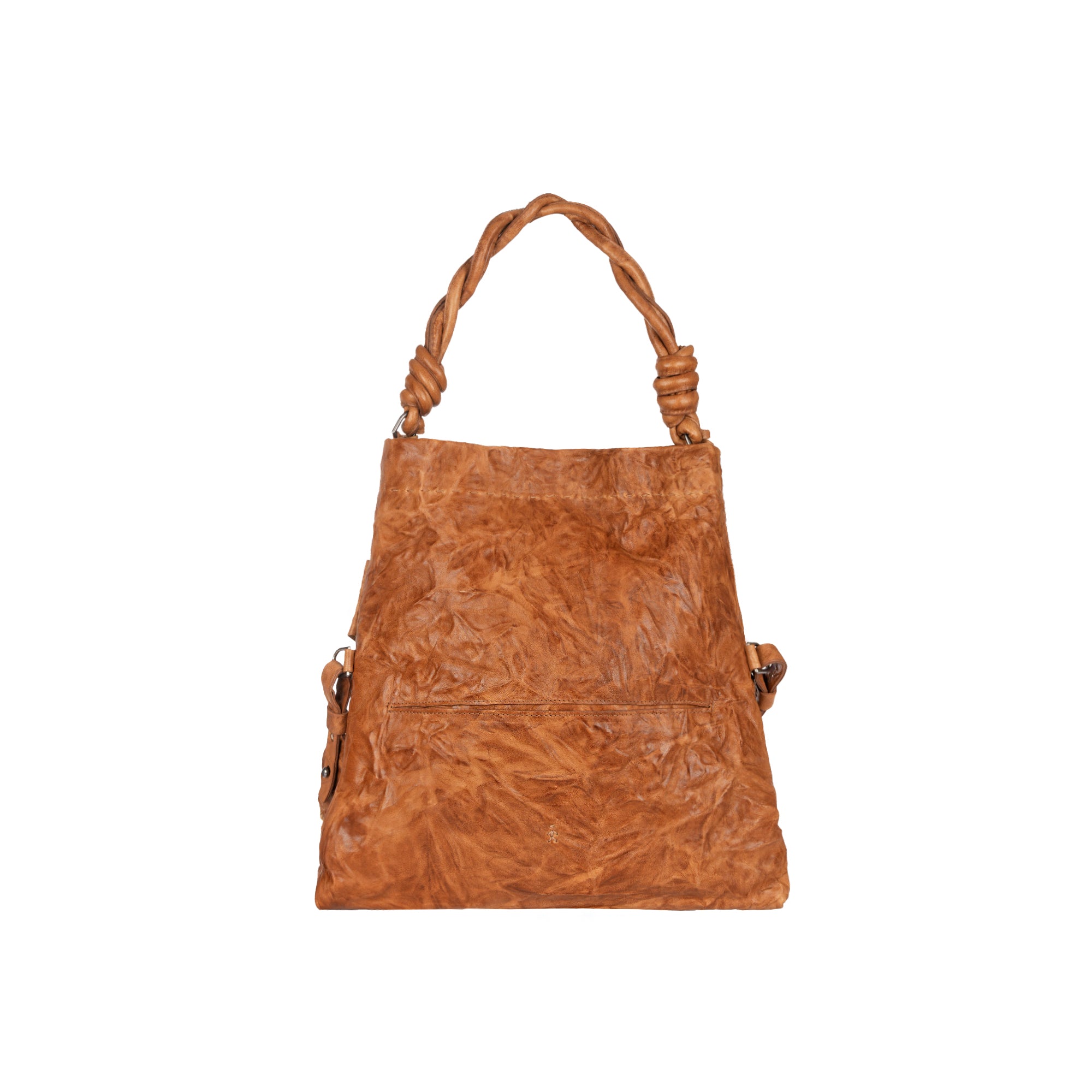 BD5364 Maya M Raffia Stropicciato Brandy