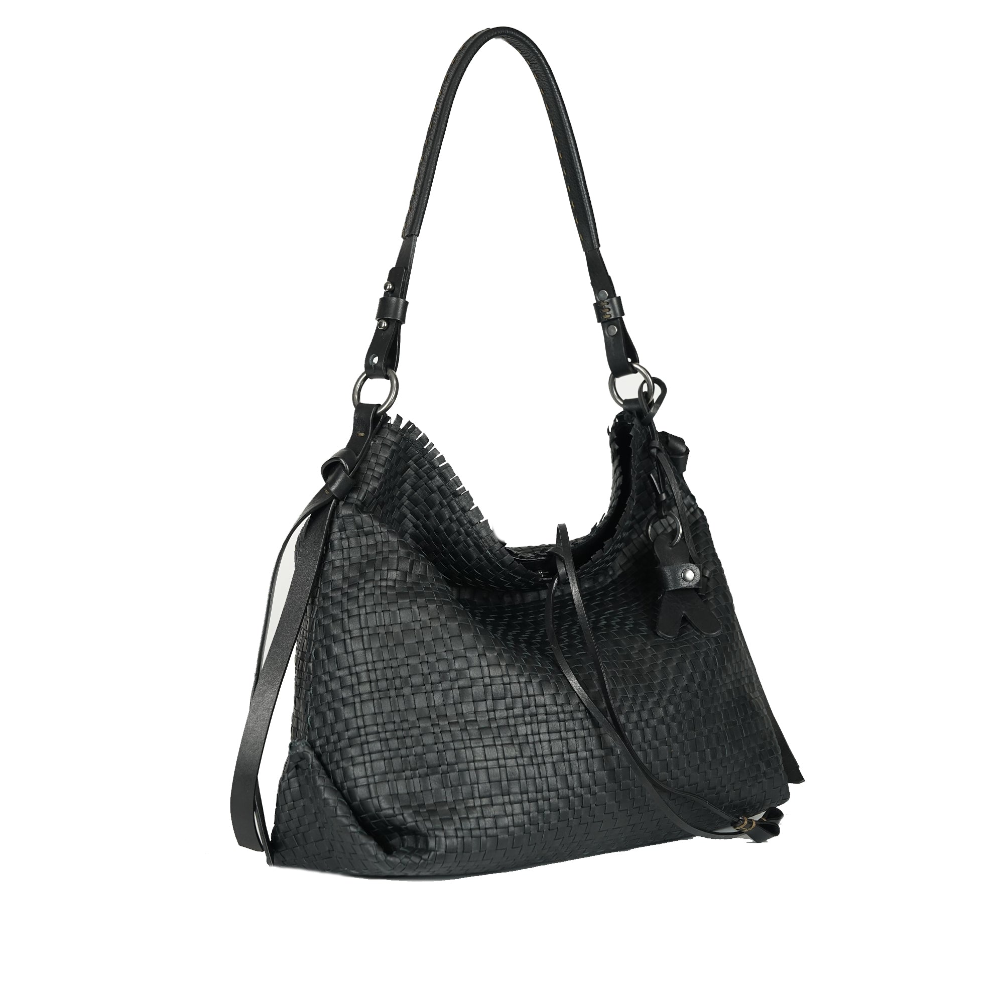 BD4740 Minerva L Intreccio Irregolare Nero