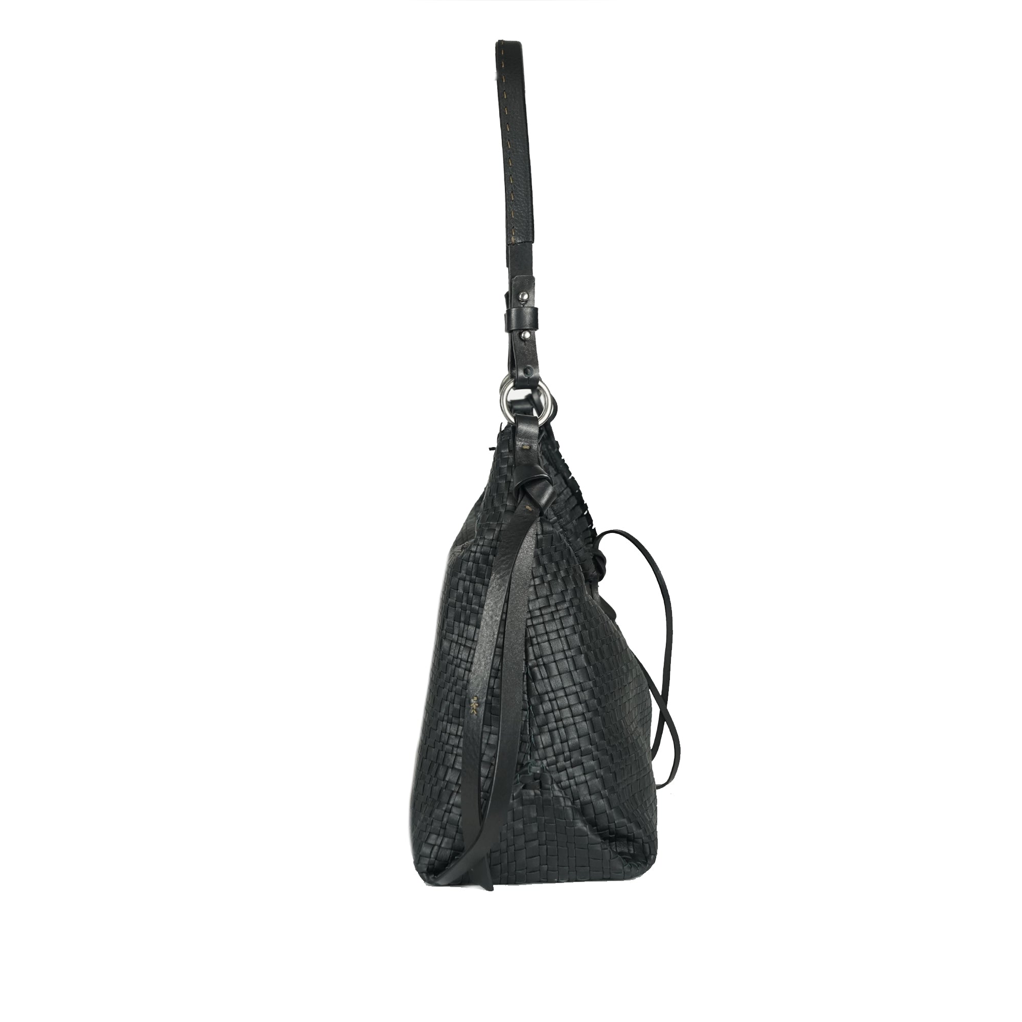 BD4740 Minerva L Intreccio Irregolare Nero